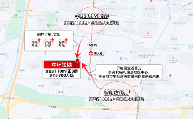 樾」推出110-139平！即将开放展厅！凯发k8入口宝山南大TOD项目「中环铂(图8)